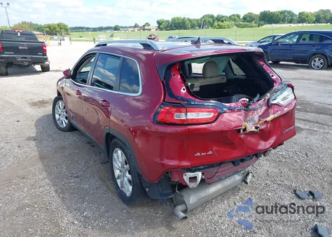 2016 Jeep Cherokee Limited z USA, uszkodzony, nr VIN 1C4PJMDS1GW120637